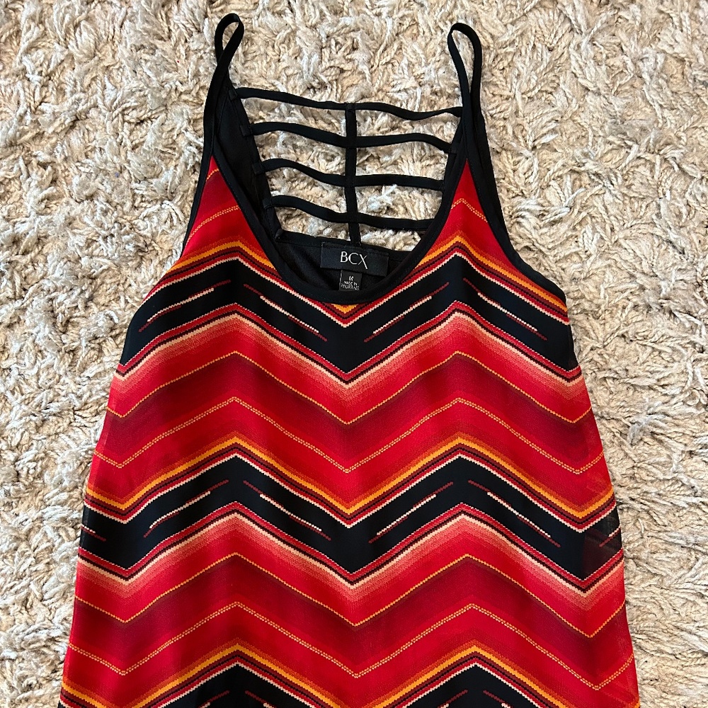 Red tank top